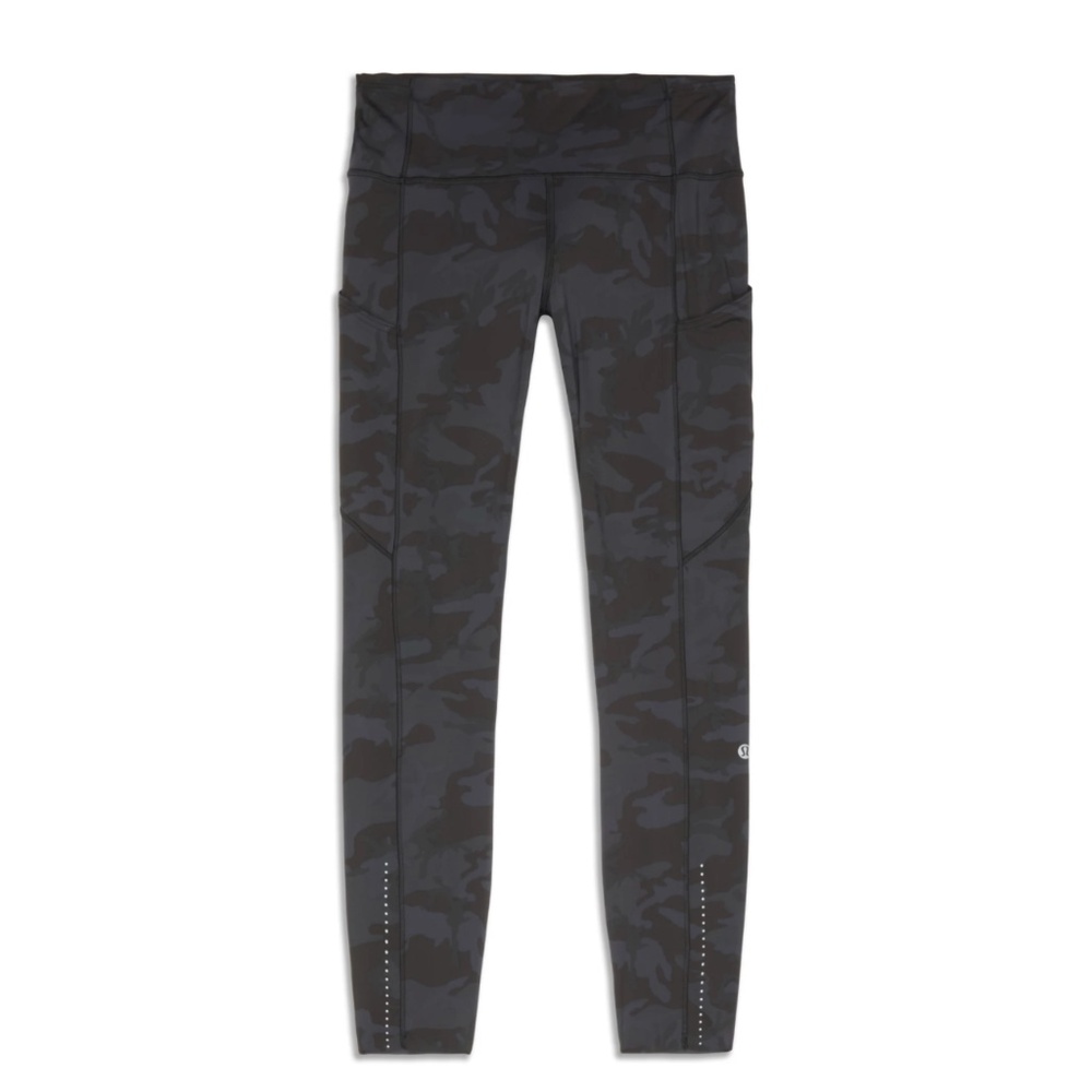 Lululemon Fast and Free High Rise Camo Leggings